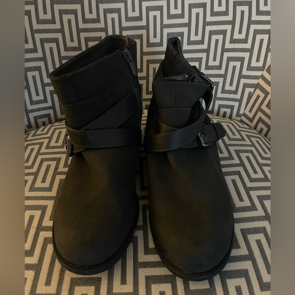 Torrid Grey Buckle Bootie